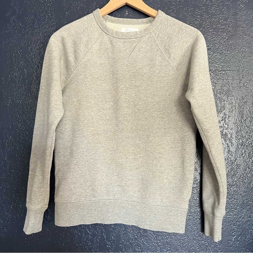 Everlane Unisex French Terry Crew Sweater